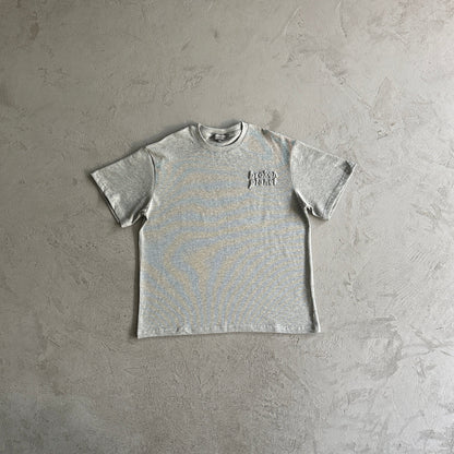bpm Basic floral gray short sleeves