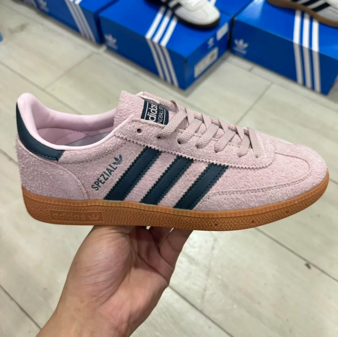 AD Spez Pink and Blue Navy