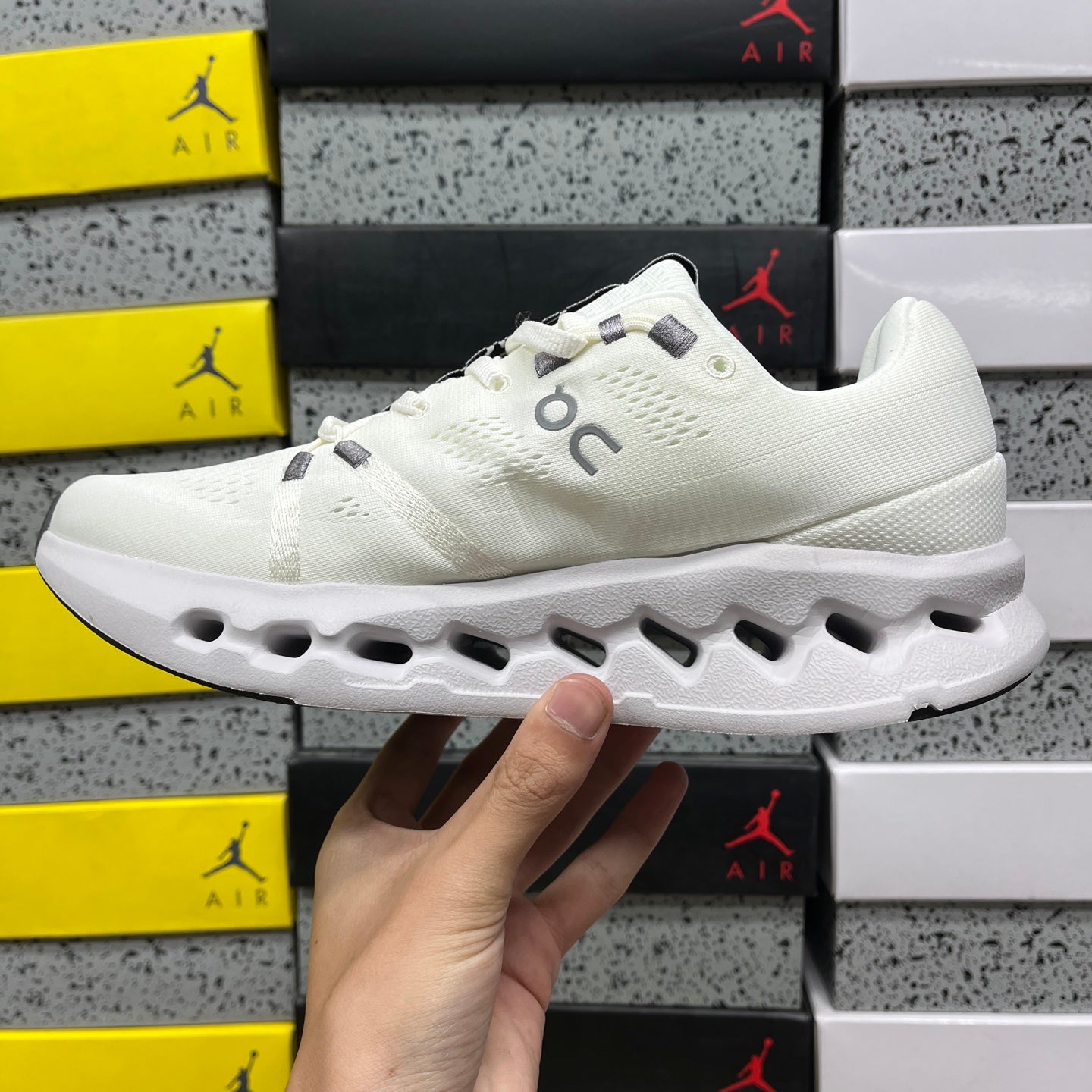 On Cloudsurfer All White