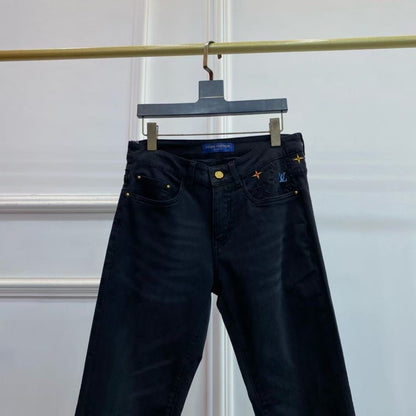 Calças Denim Black LV
