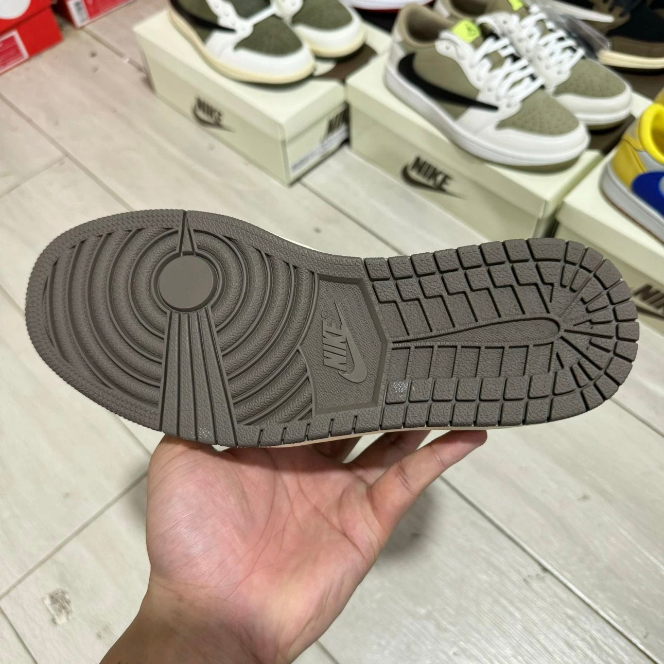 AJ1 Travis Reverse Mocha Suede