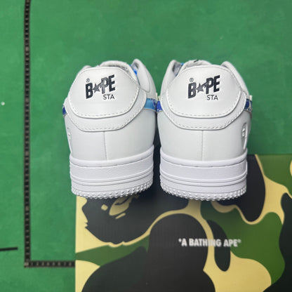 Bape STA Low White and Blue