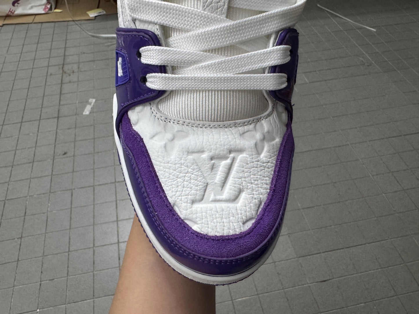 Trainer White and Purple
