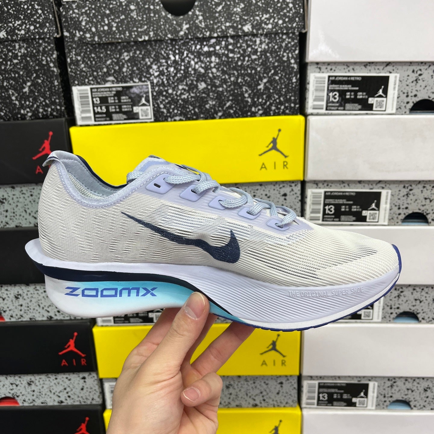 ZoomX Vaporfly Next% 4 Ghost Blue