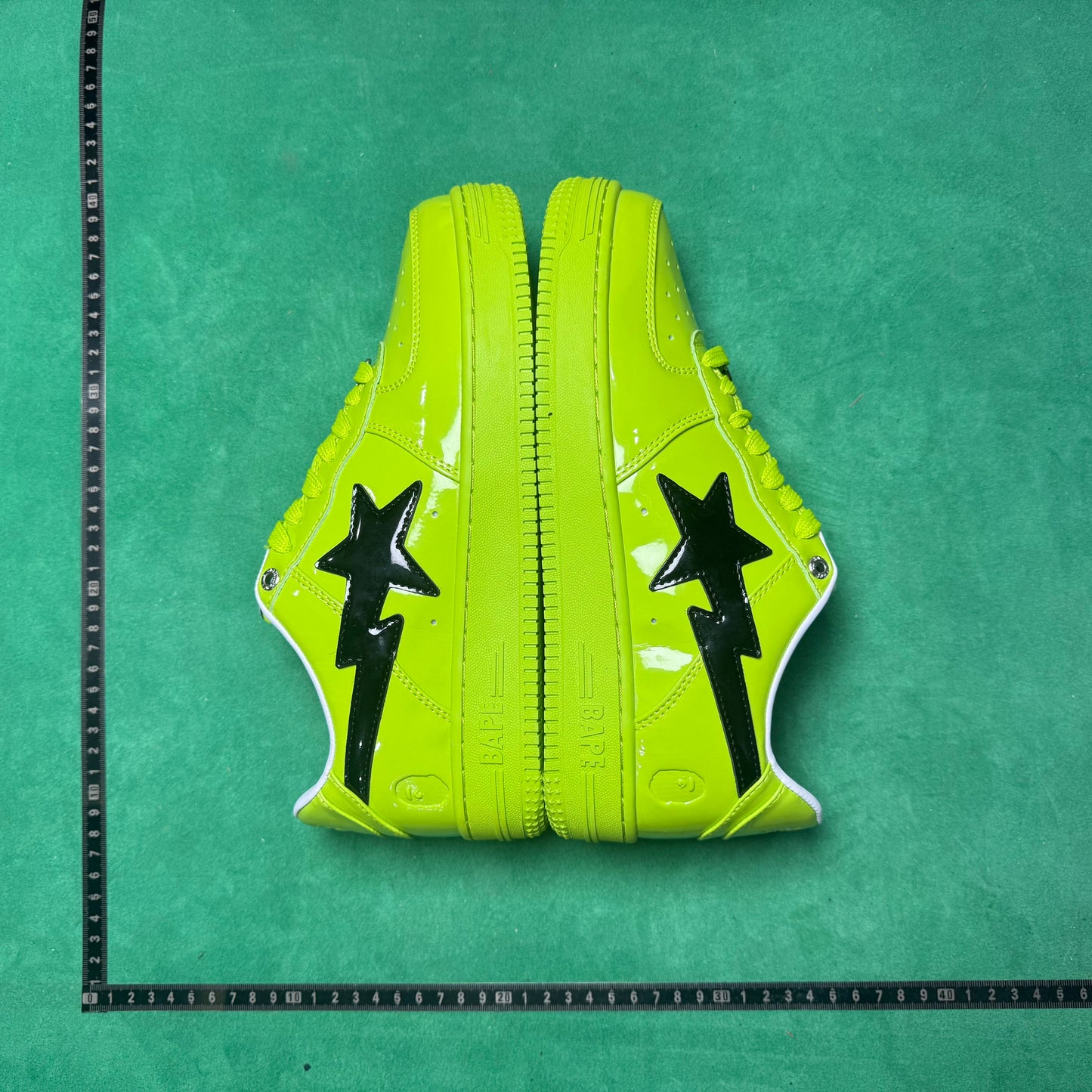 Bape STA Low Verde Fluorescente
