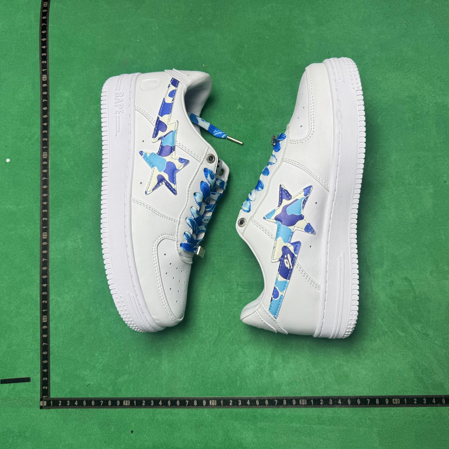 Bape STA Low White and Blue