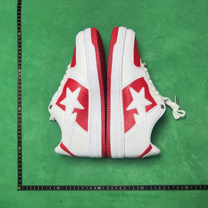 Bape STA Low White and Red