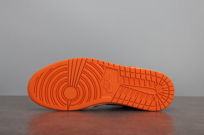 AJ1 High Obsidian Orange