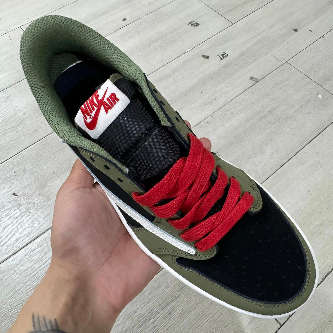 AJ1 Travis Green Mocha