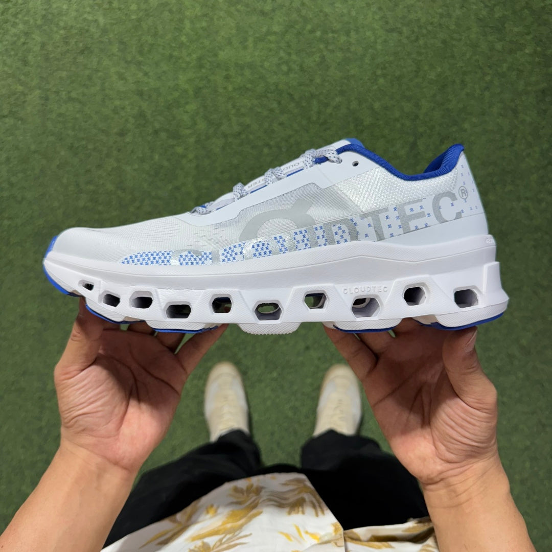 Cloudmonster White/Blue