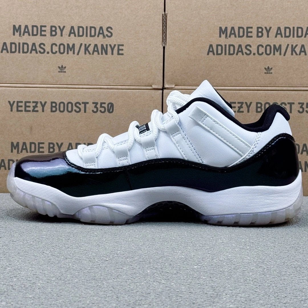 AJ11 Low Black and White