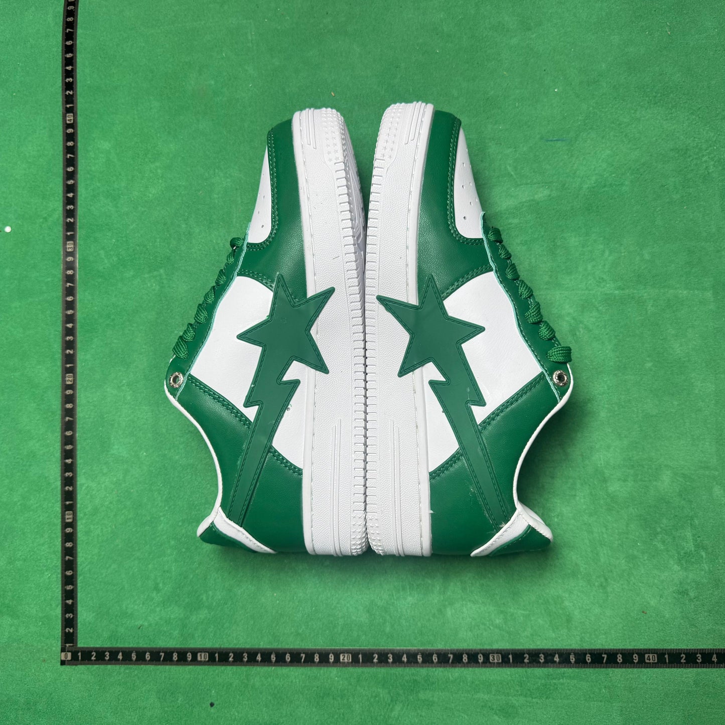 Bape STA Low Green and White