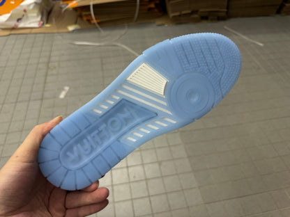 Trainer White and Navy Blue