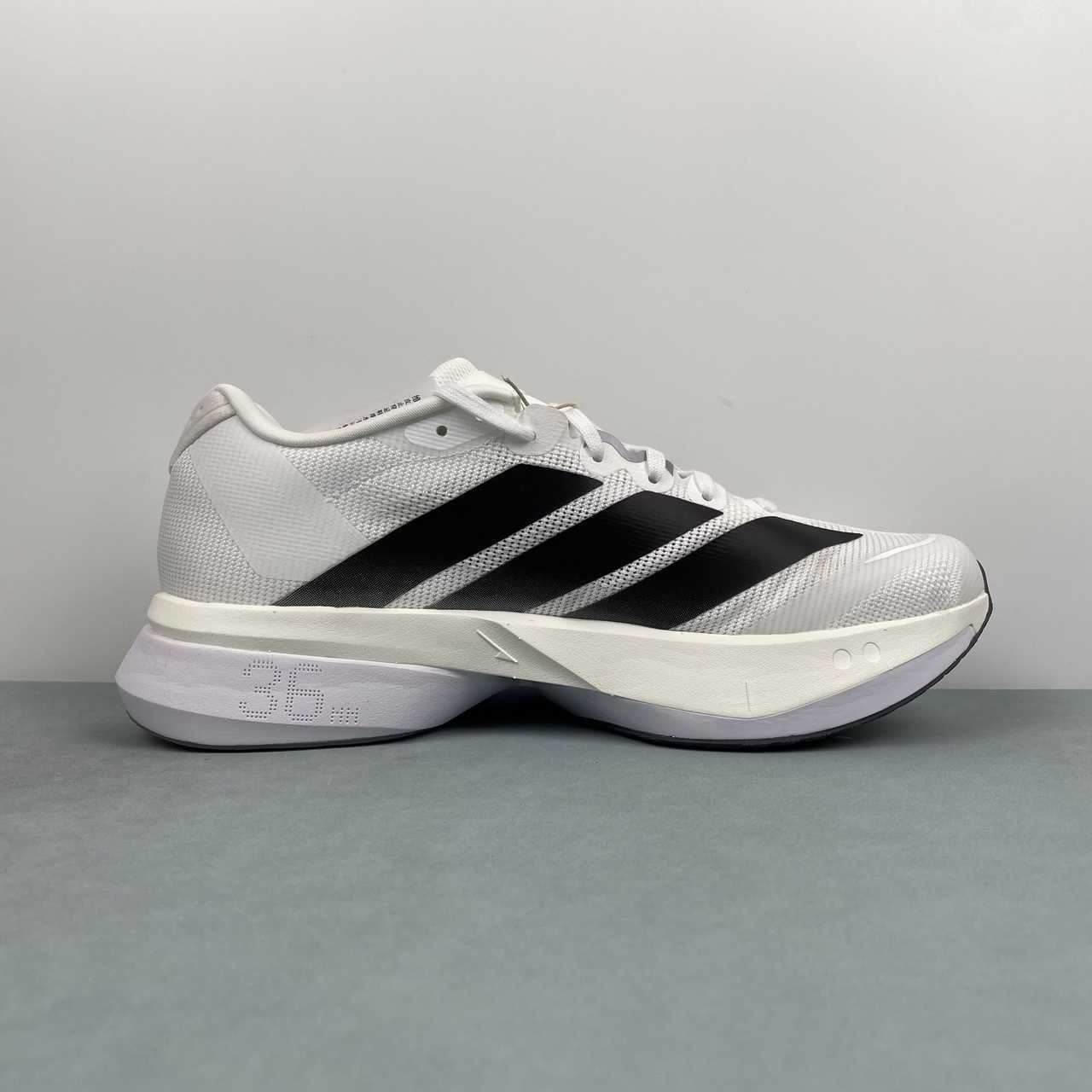 Adizero Boston 13 White Black