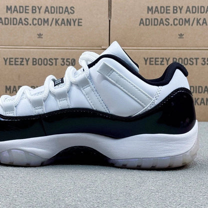 AJ11 Low Black and White