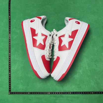 Bape STA Low White and Red