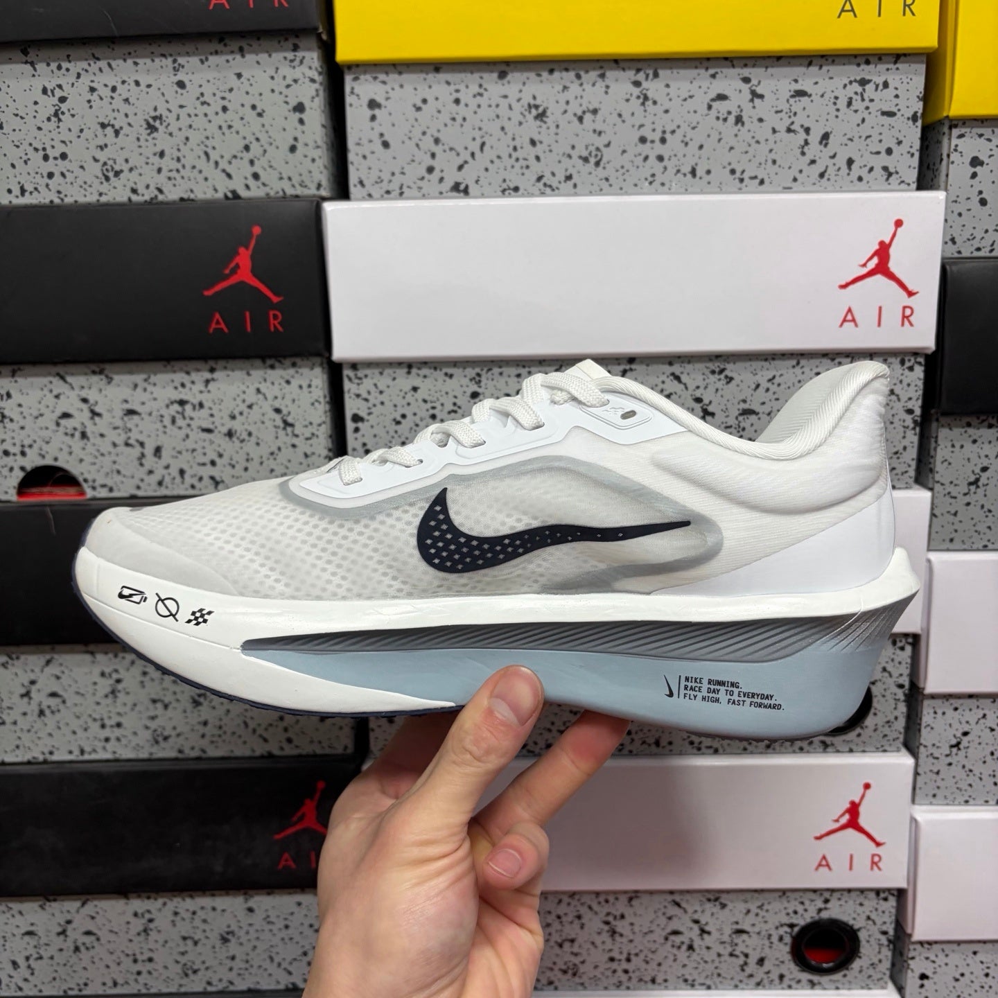 Zoom Fly 6 White/Black/Blue