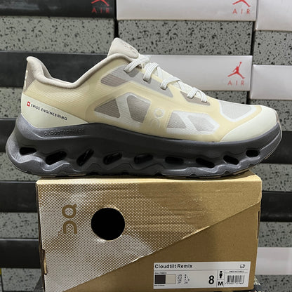 On Running Cloudtilt Remix Beige Grey Black