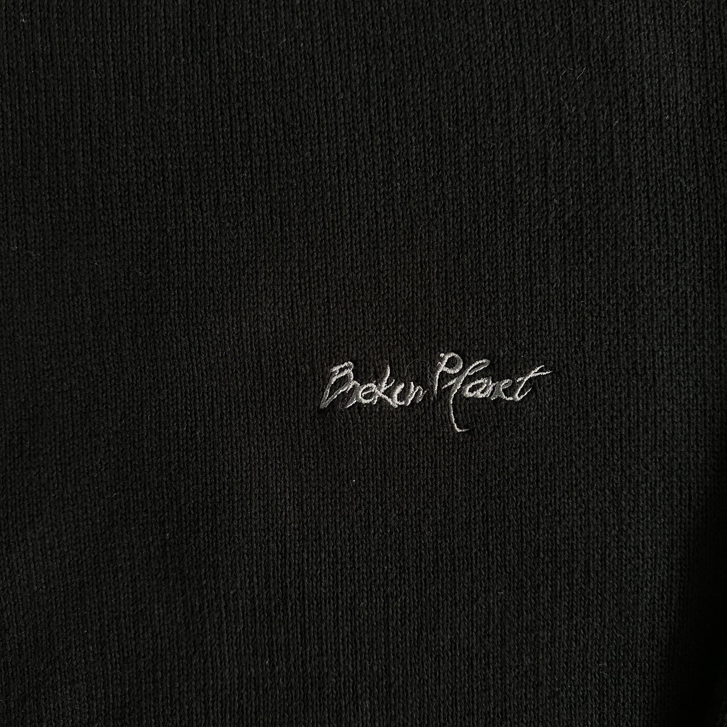 knit sweater-bone black