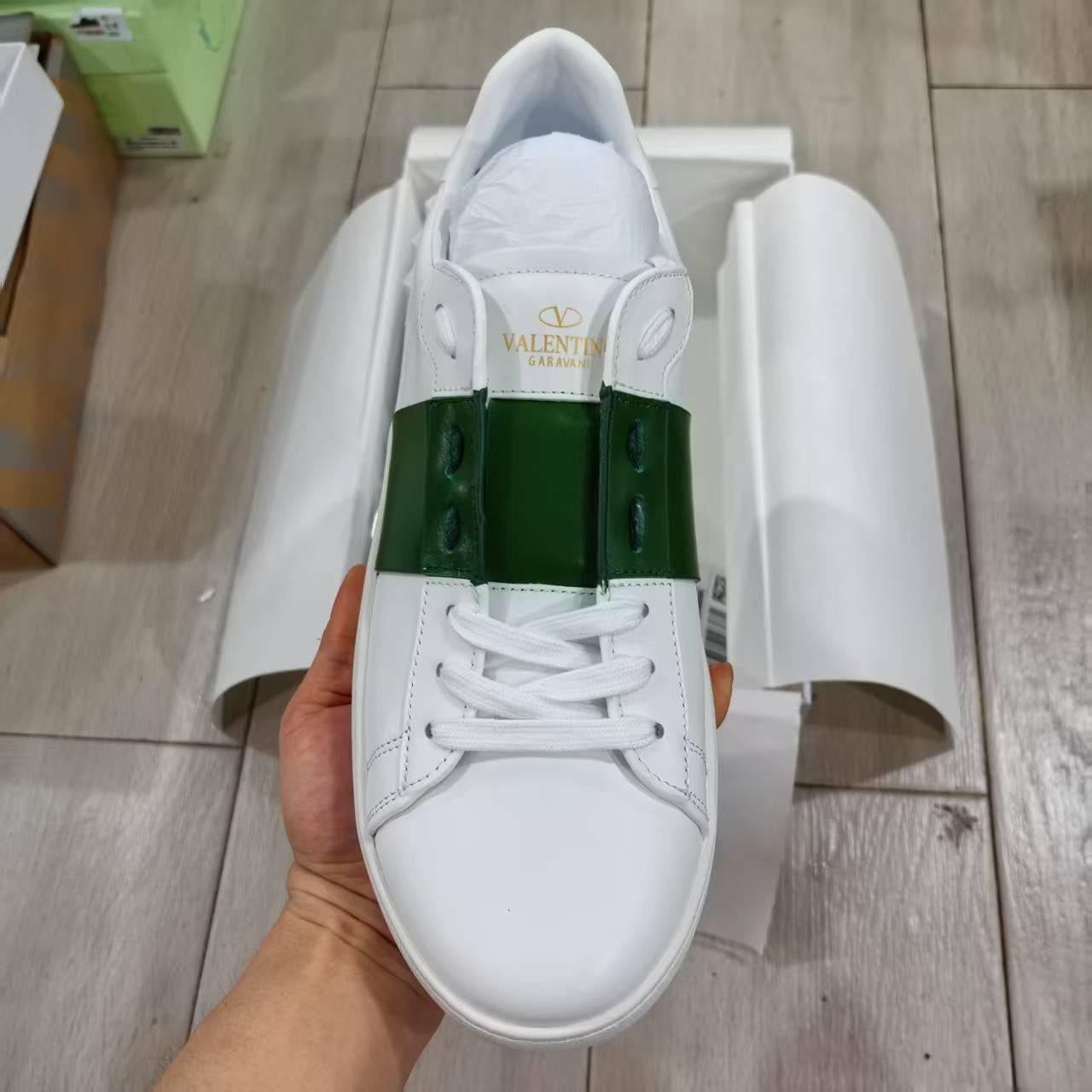 Valentino Green and White