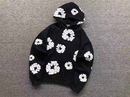 DT Flowers Black and White