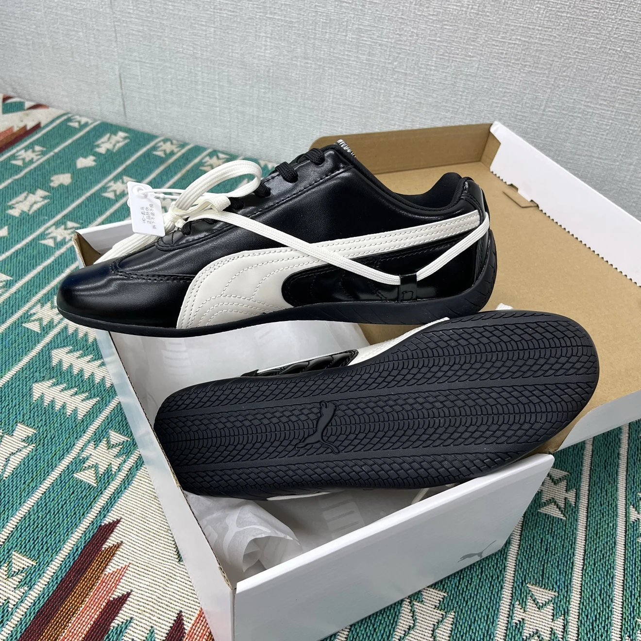 Puma x Rosé Speedcat Black-Warm White