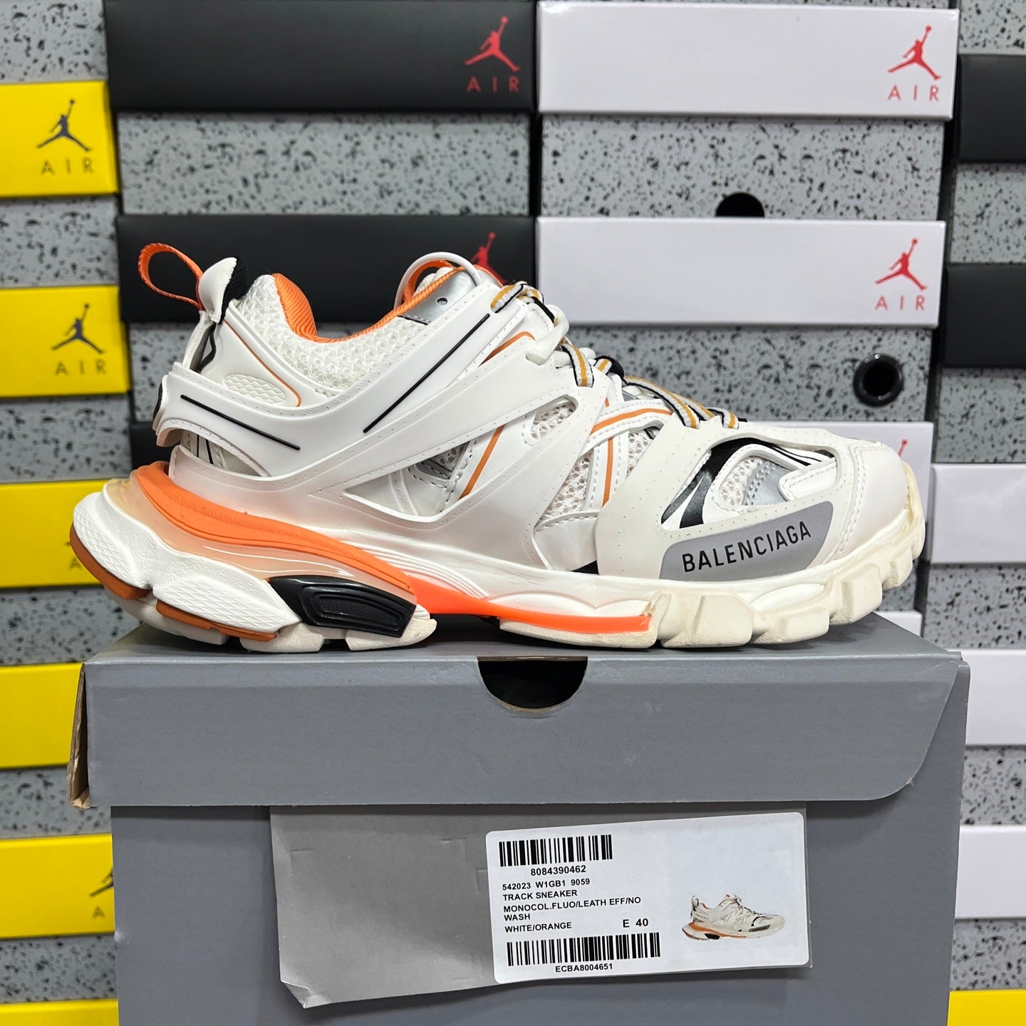 BLG Track White Orange