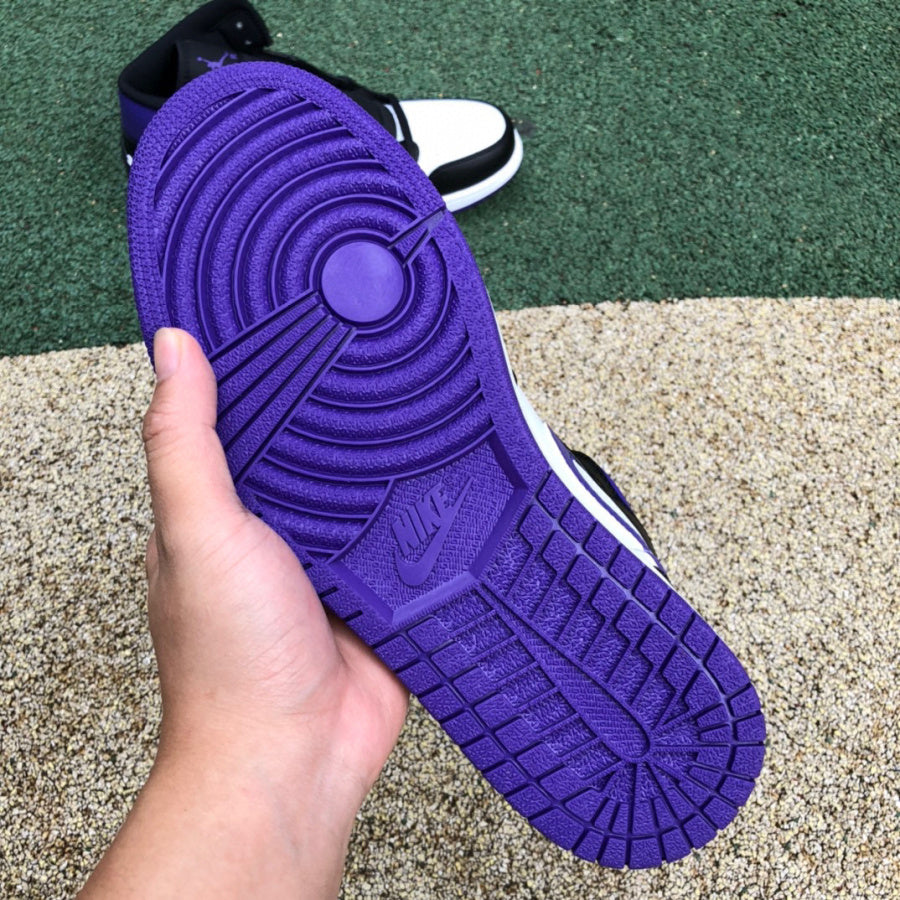 AJ1 MID Court Purple