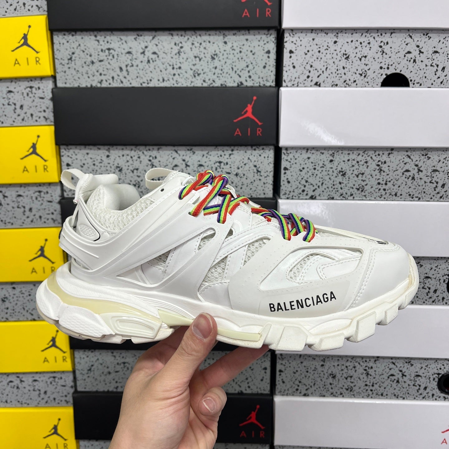 BLG Track White Multi