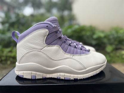 AJ10 White and Purple
