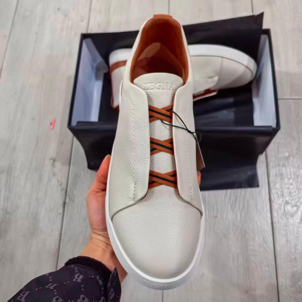 Zegna Branco e Bege