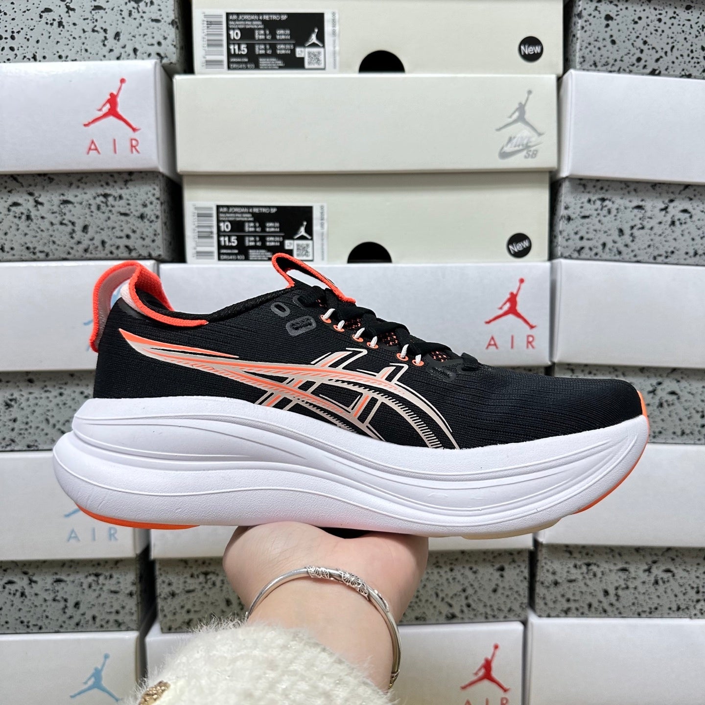 GEL-NIMBUS 28 Black/PimK
