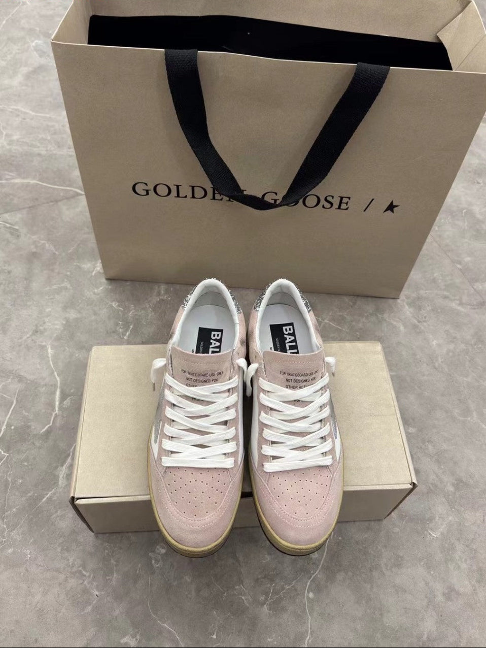 GDGS Ballstar Pink Velut Silver Star