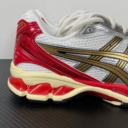 Kayano 14 White / Gold / Red