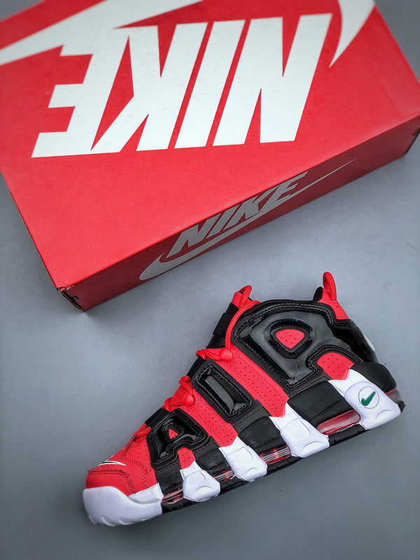 Uptempo White/Red/Black