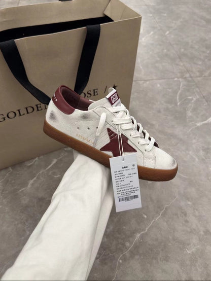 GDGS Superstar Red White Gum Sole