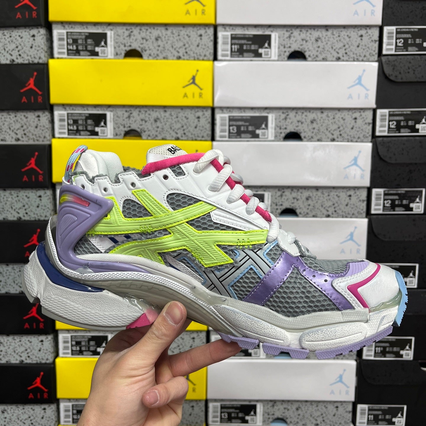 BLG Runner 7.0 Green/Puple/Pink/White