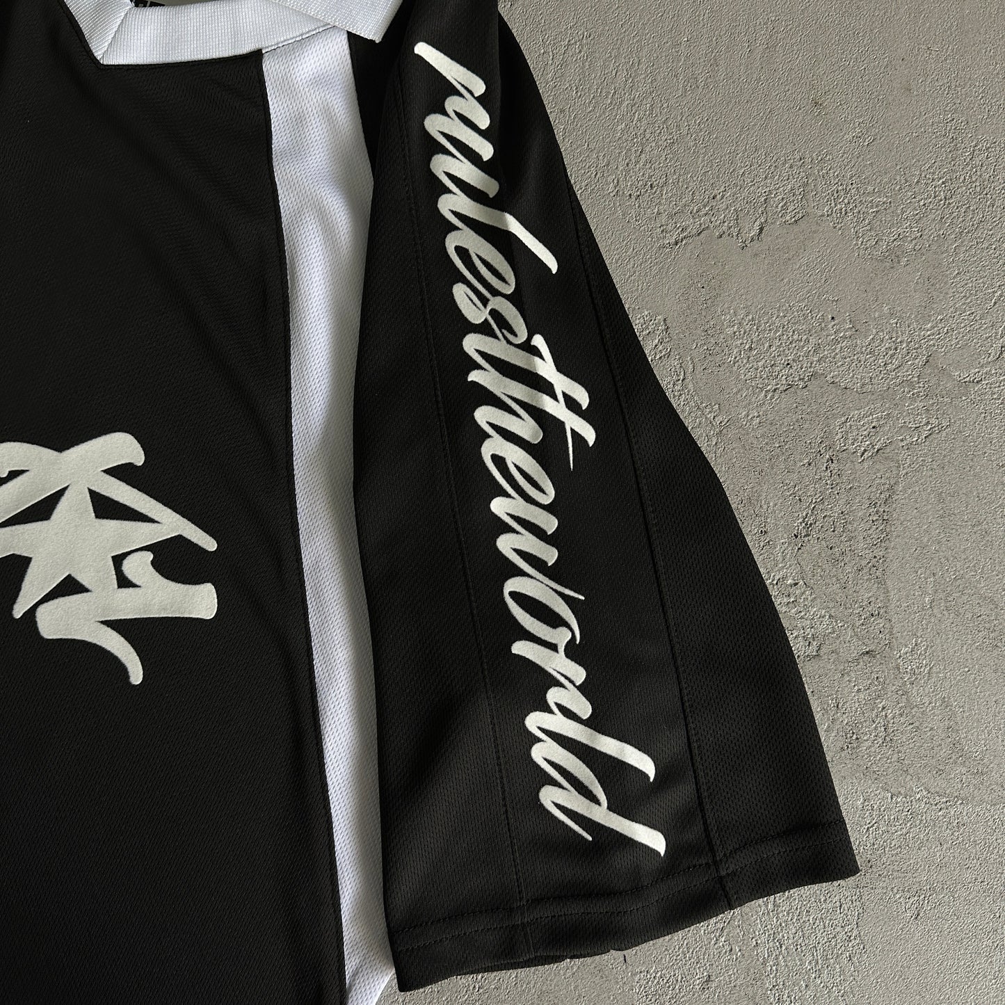 panel jersey-black