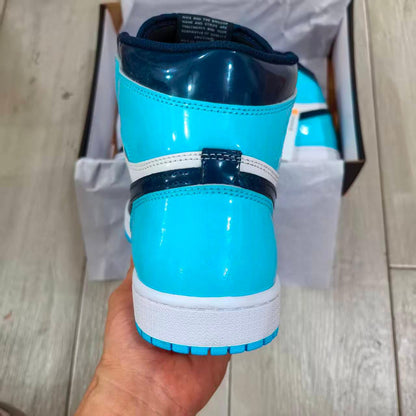 AJ1 Blue and balck