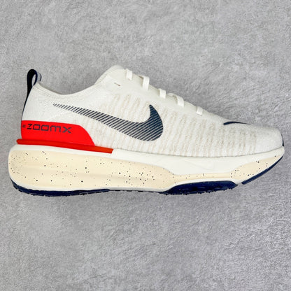 ZoomX Invincible Run Flyknit 3 White Bright Crimson