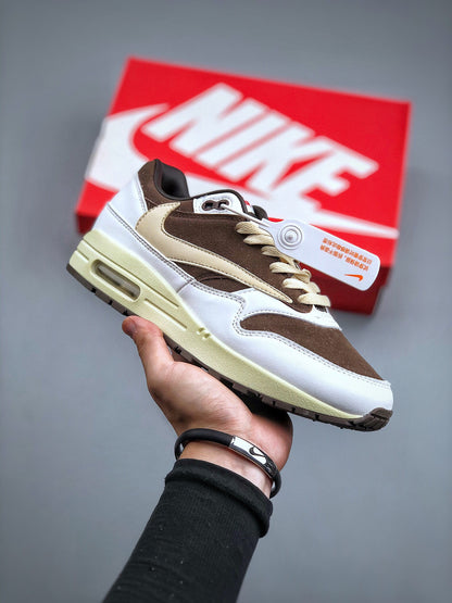 Air Max 1 White, Brown and Beige