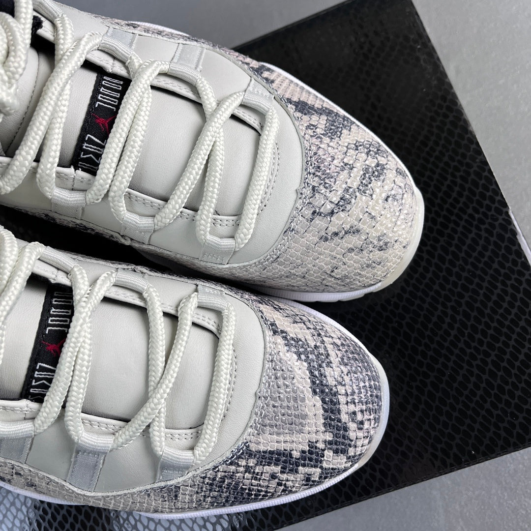 AJ11 Retro Low Light Bone Snakeskin