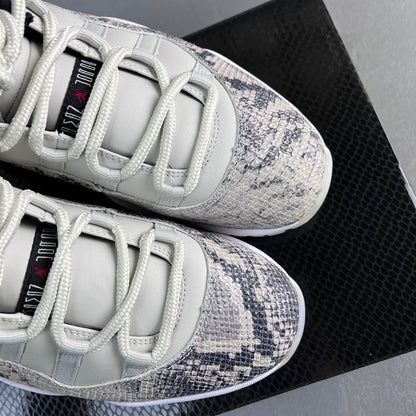 AJ11 Retro Low Light Bone Snakeskin