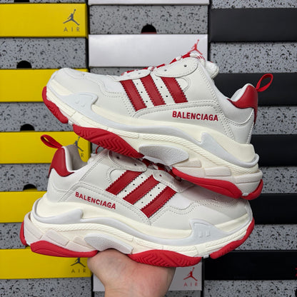 BLG Triple S x Adidas White/Red