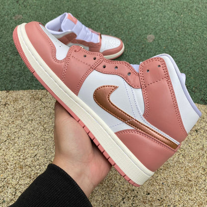 AJ1 MID Red Stardust