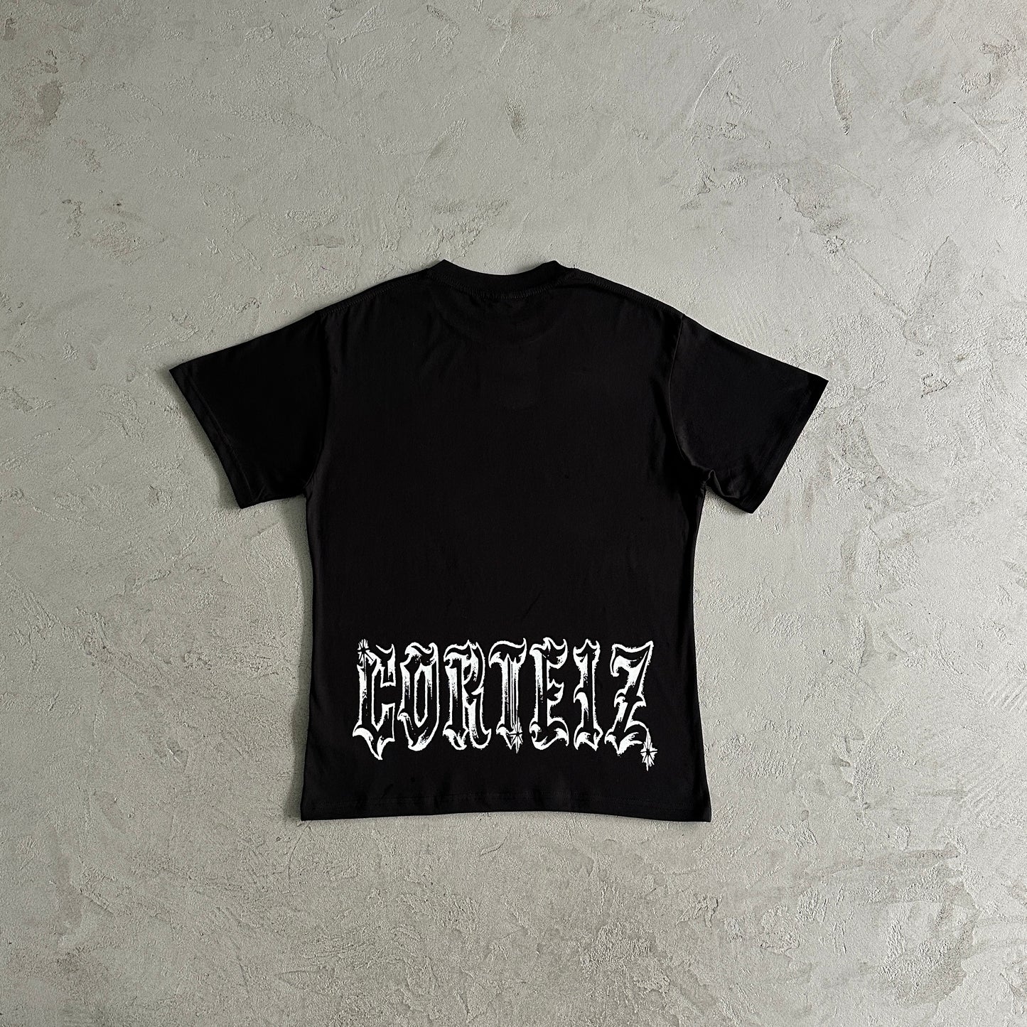 Metal Sanskrit letters tee