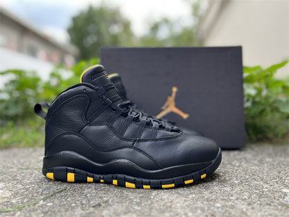 AJ10 Black and Yellow