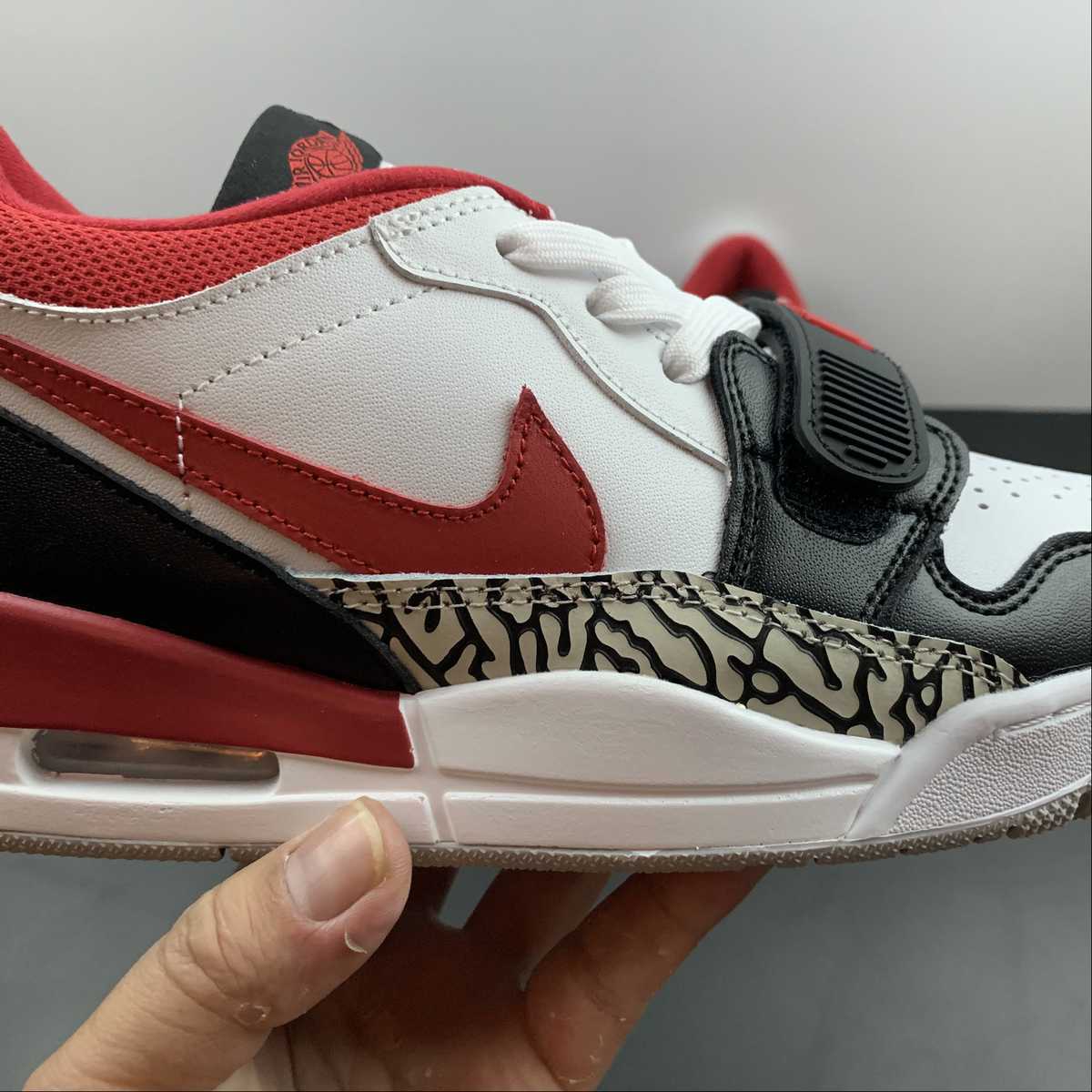 Legacy 312 White Black Wolf Grey Fire Red