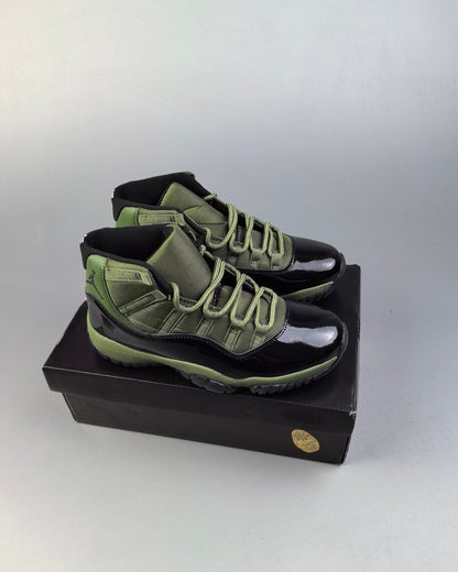 AJ11 Retro High Green and Black