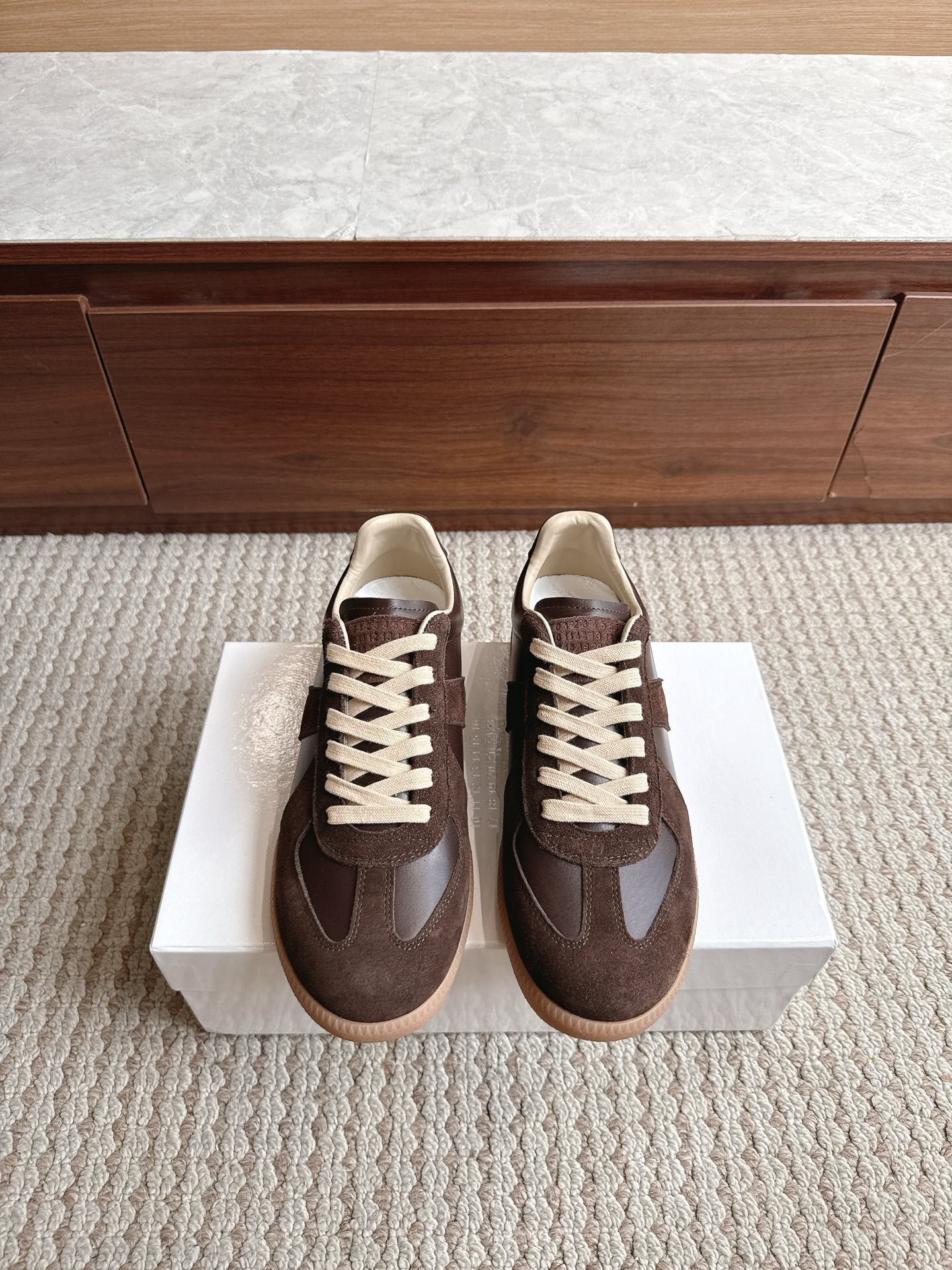 Maison Gum Sole Lether Brown